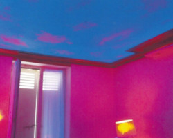 Ciel fluorescent, vue de nuit peinture plafond fluorescent
